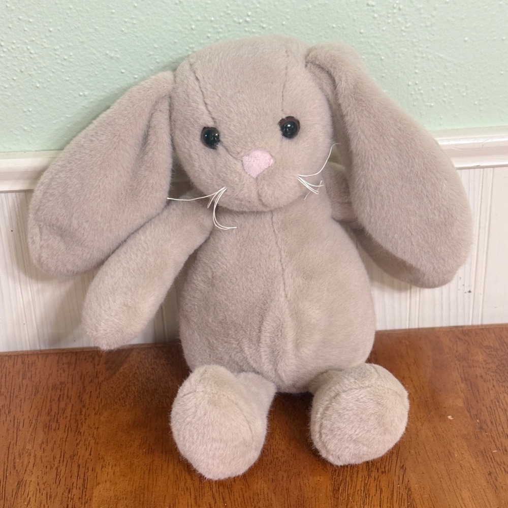 Bearington Collection Snuggle Bunny Rabbit Plush Stuffed Animal Soft Cuddle